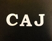3" Vinyl Decal- Initials or Greek