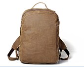 Dark khaki Men Vintage Large bag Leather Messenger Bag/Backpack-IPad Macbook/Satchel travel/School/leather luggage/Briefcase Bag/leather bag