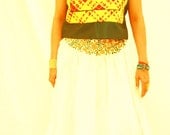 Frida Skirt Mexican embroidered long cotton handmade clothing