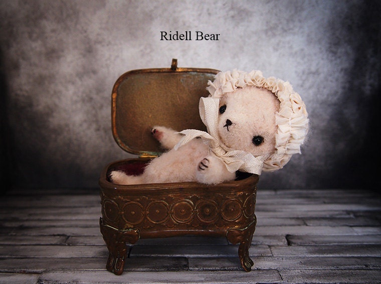 OOAK miniature viscoce artist bear No'20 Free shipping