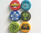 Big Bang Theory - Pinback Button 6 Pack