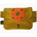 Mustard hip pack decorated with mandala motif