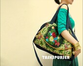 Embroidery bag/ Handmade bag/Tote Bag /Hmong Bag /Shoulder Purse/Vintage Embroidered bag/Fashion bags/Diagonal bag/Leisure bag/messenger bag