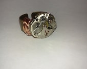 vintage watchmovement rings upcycle recycle