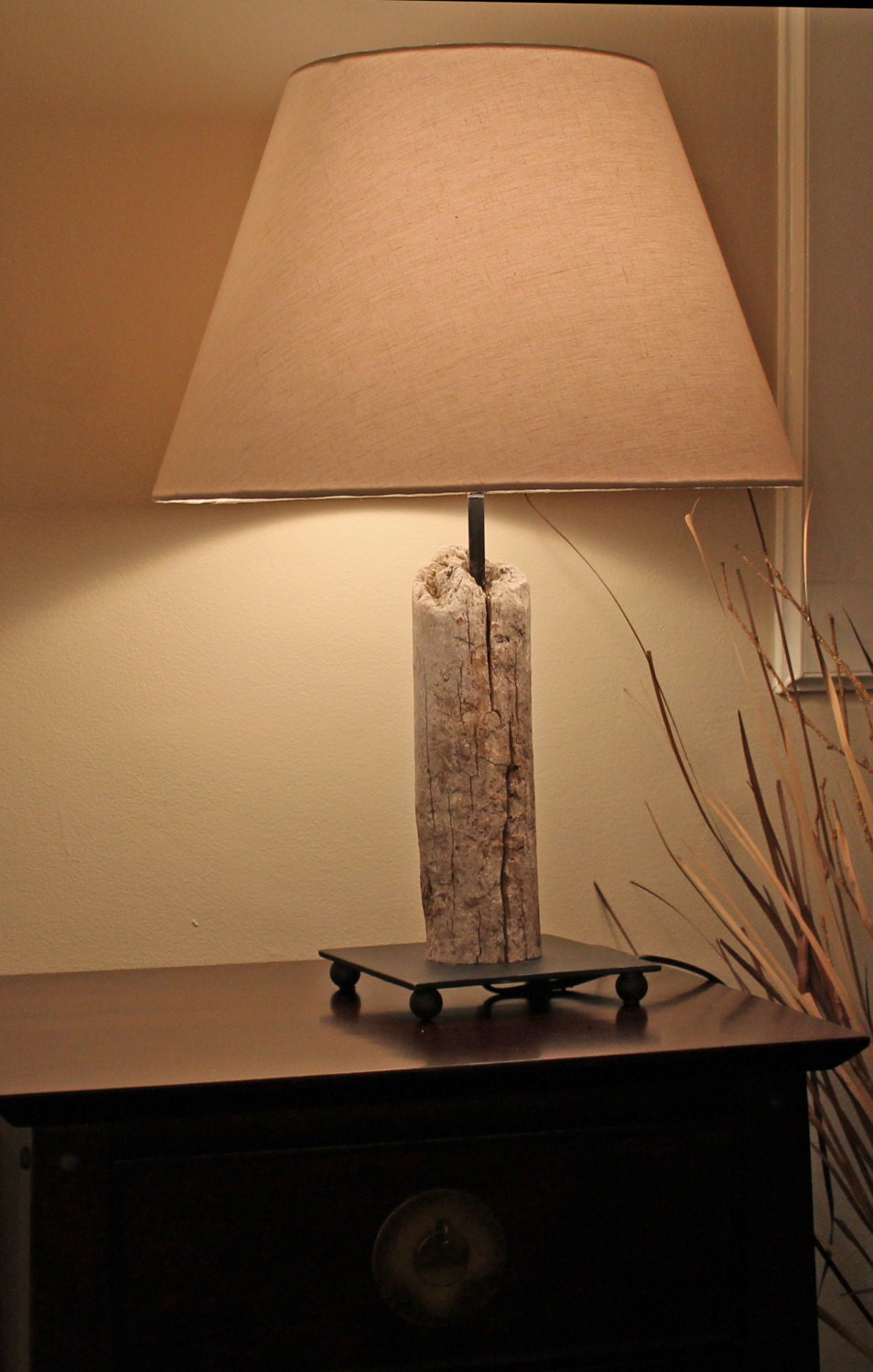 Gorgeous Driftwood Lamp - Unique. One of a kind. Table lamp or night stand