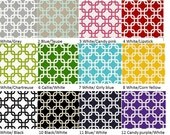 Reversible Set of 4 Placemats table Premier Prints Gotcha gray blue black yellow yellow chartreuse purple designer fabric cotton place mats