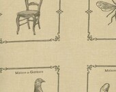 54" Maison De Garance Linen Panel in Oyster by French General for Moda Fabrics 54088 16