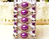Bead Unique iPhone Cases rainstone Crystals Skull iPhone 5 Cases Studded iPhone 4 brass skull skeleton Cases, Galaxy s3/s4 iPhone 4S Case