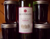 Gourmet Beringer Merlot Wine Jelly 1/2 Pint
