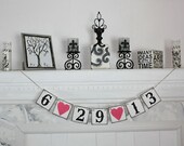 SAVE THE DATE - Bridal Shower Banner - Wedding Banner -Engagement Party Decoration - Photo Prop