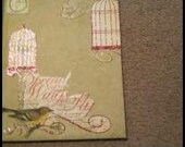 Funeral Memorial Handmade Guestbook