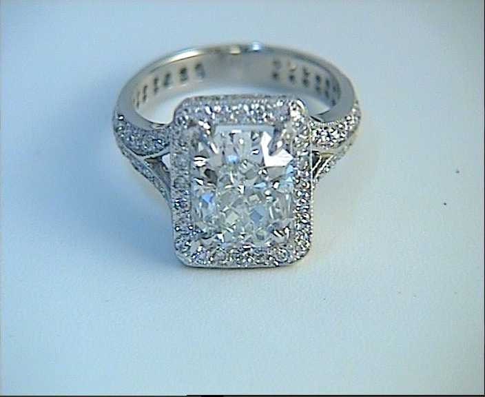 Diamond Engagement Ring 5.48ct 18kt White Gold Fine Jewelry BLUERIVER47 on Etsy