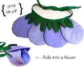 Pretty Petals Flower Baby Bib Sewing Pattern PDF