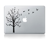 Bird and Tree----Mac decal Macbook Decals Macbook Stickers Macbook Pro decals Macbook Air decals Vinyl decal for Apple Mac iPad iPhone