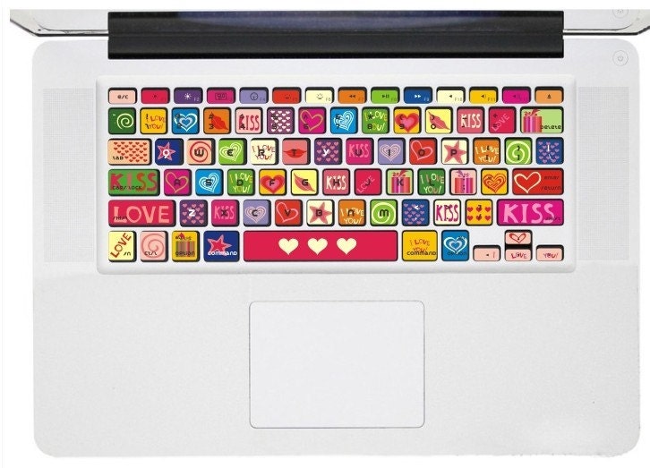 Macbook Keyboard decal Macbook Decals Macbook Stickers Macbook Pro decals Macbook Air decals Vinyl decal for Apple Mac iPad iPhone