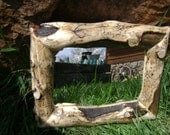 Pine Log Mirror