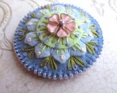 Sakura Felt Flower Brooch FREE US SHIPPING