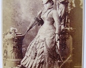 Vintage Cabinet Card - A Profile Of Beauty