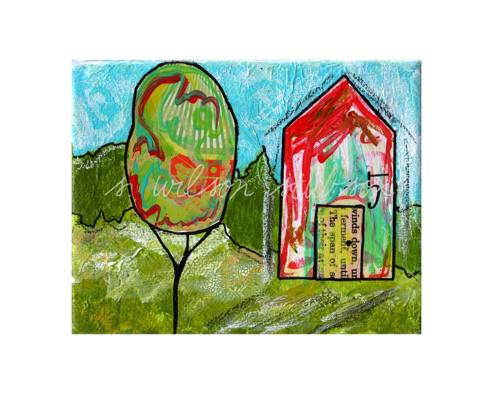 red house 5 (reproduction print)