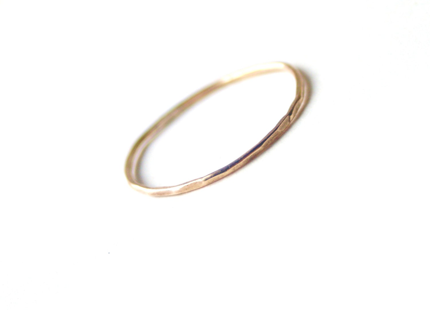 Tiny 14kt Gold Skinny Ring