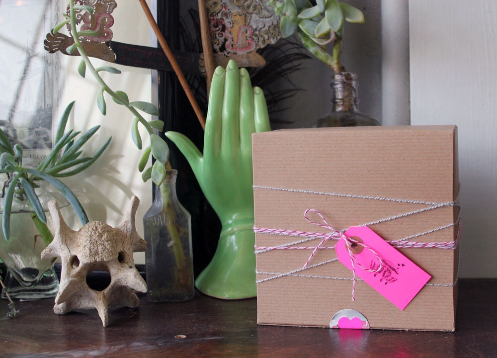 kraft boxes // QTY. 10 // 6x6X4