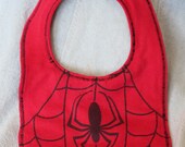 Spiderman, Upcycled Bib