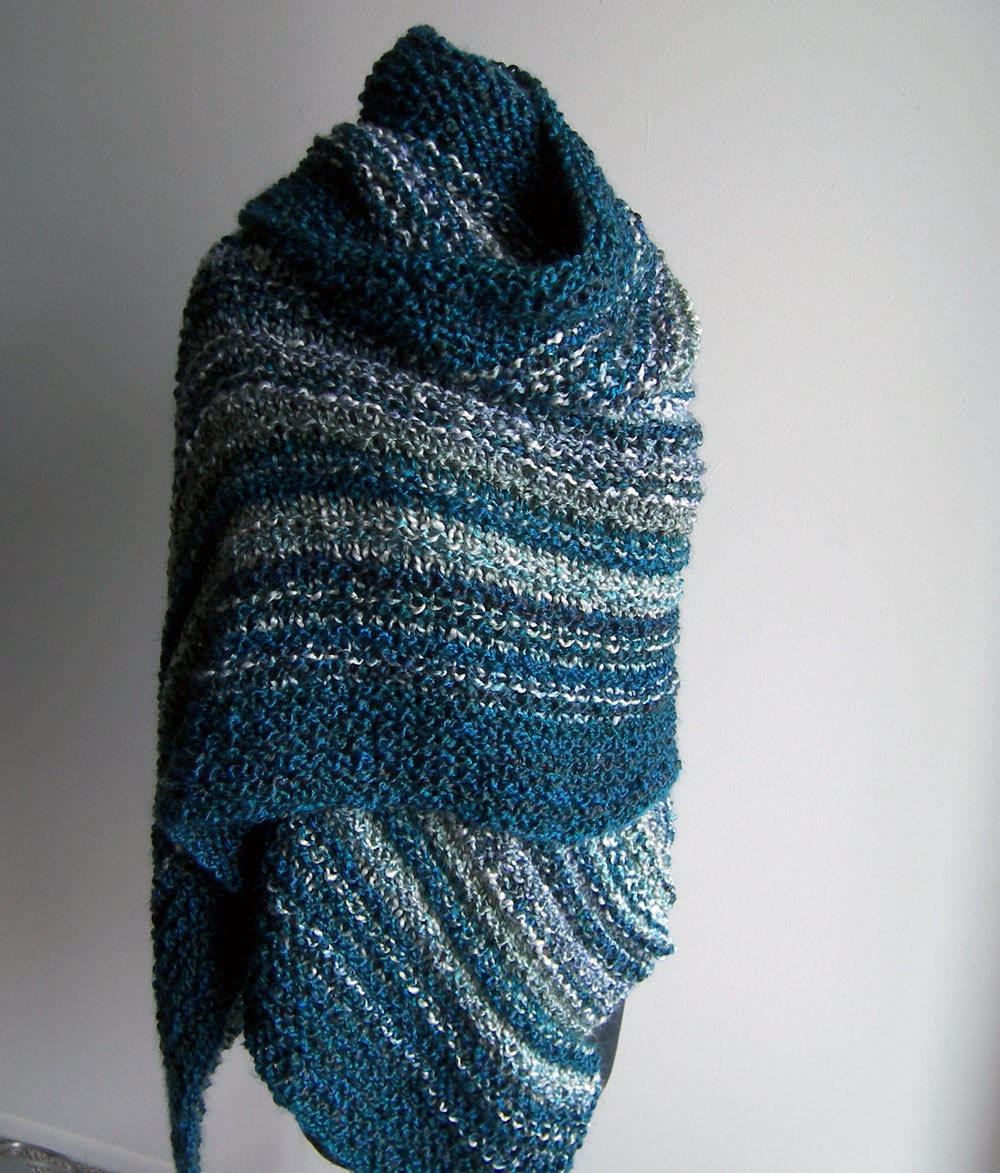 Custom Peace Like a River Shawl for Prayer, Meditation, Comfort, Teal, Lap Blanket, Full Rectangle, FREE SHIPPING