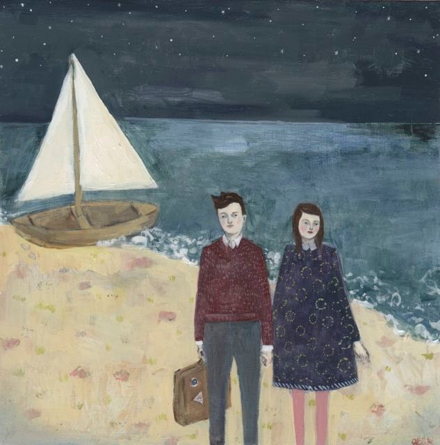 this was as far as their plan took them - giclee print  of original oil painting