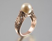 The ENCHANTED PEARL 14K rose gold ring
