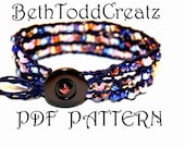 INSTANT Download Knit Beaded Wrap Bracelet PDF Pattern DIY Chan Luu style by BethToddCreatz Patterns on Etsy