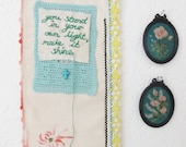 a wall patch of positivity... 'you stand in your own light, make it shine'