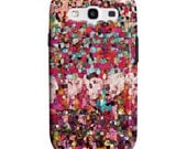 Samsung Galaxy S3 Case, Galaxy S4 Case, Whimsy Blocks, Tough Case, Funky Abstract Art, phone cases