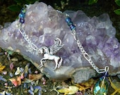 Pegasus Czech Crystal Pixie Pendulum - Scrying, Divination, Spiritual Wisdom, Dowsing, Magickal Tools, Wicca, Pagan