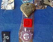 Mixed Media Original - Nostalgia - upcycled objects on board