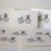 Bicycle Note Cards, Blank Note Cards, Set of 8 Note Cards, Thank You Note Cards, Greeting Cards, All Occasion Cards, Handmade Cards