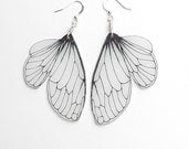 Cicada wing dangle earrings