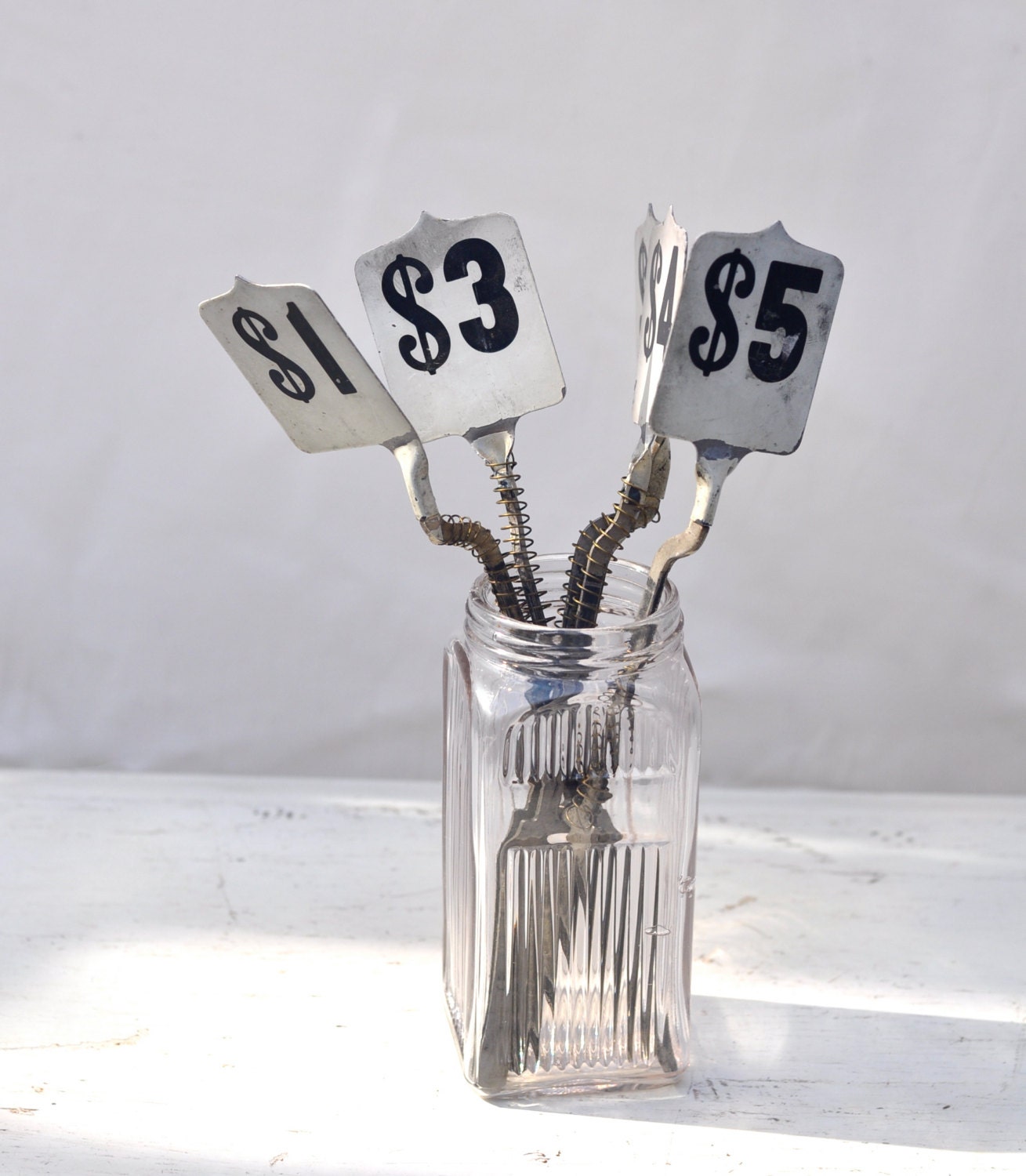 vintage cash regsiter flags