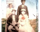 Vintage photo My Unusual Family Greeting Card
