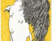 Cat with Magic Wings (original drawing, 2013)