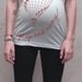 Up Up and Away Maternity Tshirt in Light Blue (Made in USA)