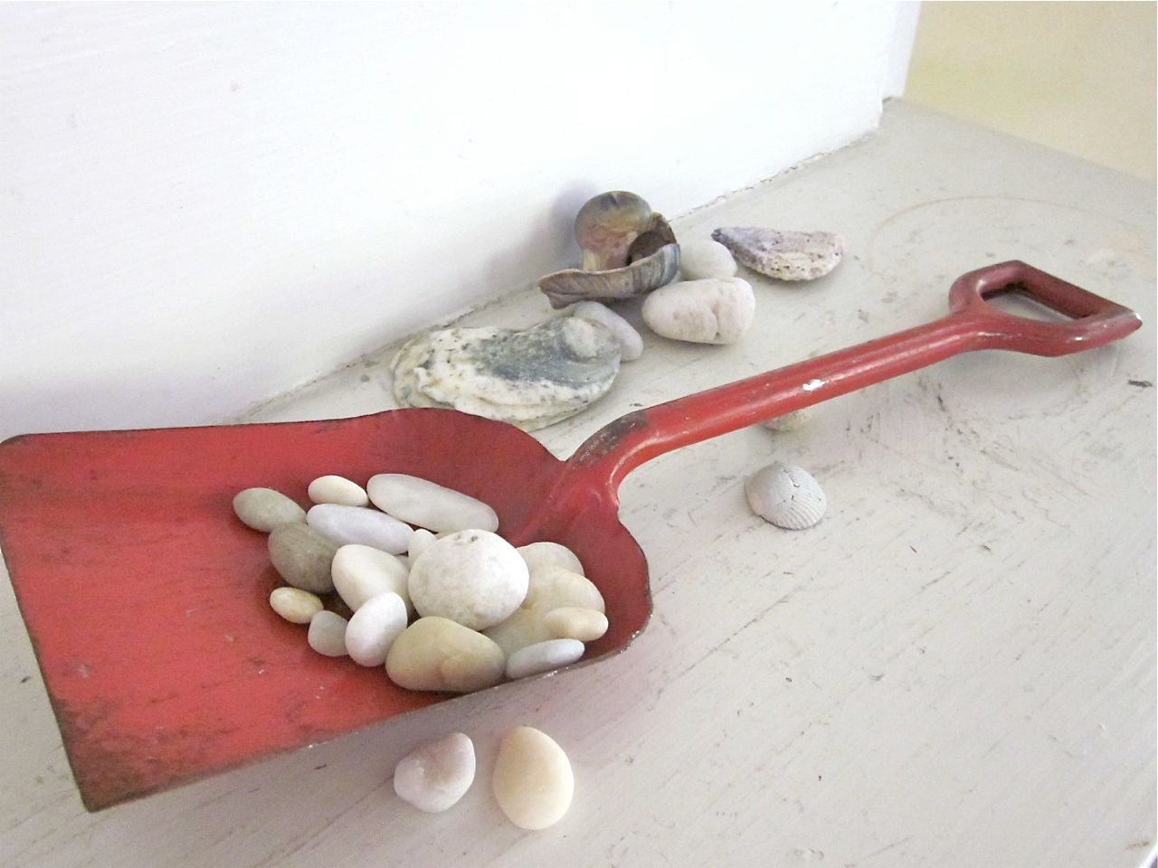 Vintage Metal Sand Shovel - Ohio Arts - Red