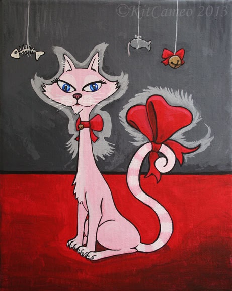 Miss Fluffikins, Art Print