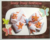 RPB Fishy Fun Girls Goldfish Hair Bow