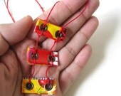 Starburst Package Necklace - Colorful and Eco Chic In Three Pieces