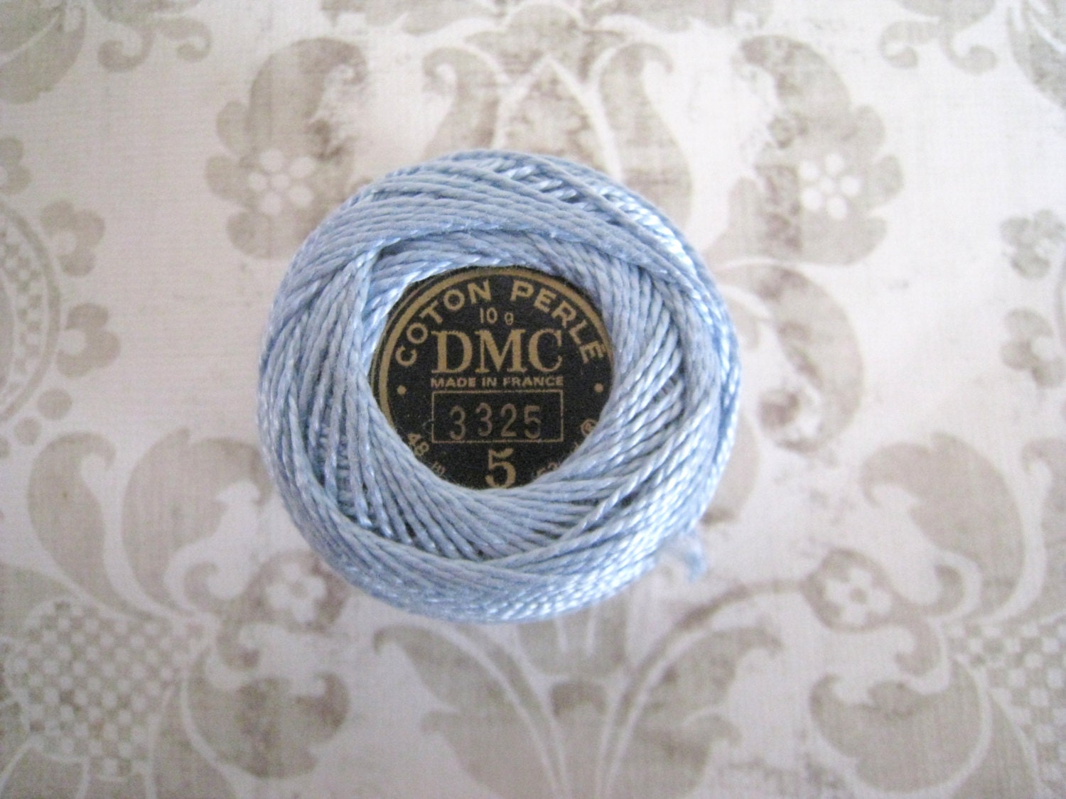 DMC Pearl Cotton Balls Size 5 - 3325 Light Baby Blue
