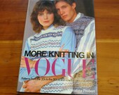 Book: More Knitting in Vogue, Christina Probert, 1983  FeltedFriends on Etsy.