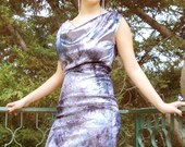 Long  Velvet dress Evening Gown for women maxi dress new fashion design classic fantasy romantic goddess sleeveless purple by Hodaya