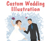 Custom Wedding Illustration- Portrait Caricature Cartoon