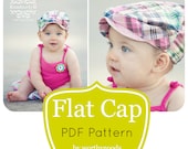 Kids Newsboy Hat PDF Pattern - Girls or Boys Flat Cap 6 Months to Pre-Teen - Childrens Hat Sewing Pattern