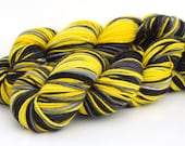 Yellow Cab--hand dyed DK weight yarn, MCN (230yds/100gm)